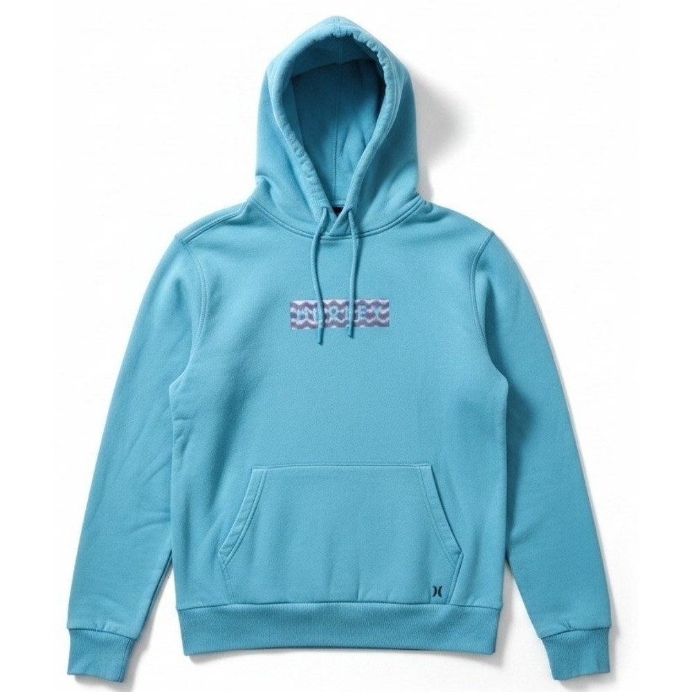 Hurley Women's Small Teal Blue Pullover Hoodie Hooded Sweatshirt